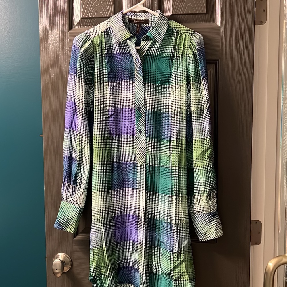 BCBG max Azaria size extra small dress 100% silk - Picture 4 of 4